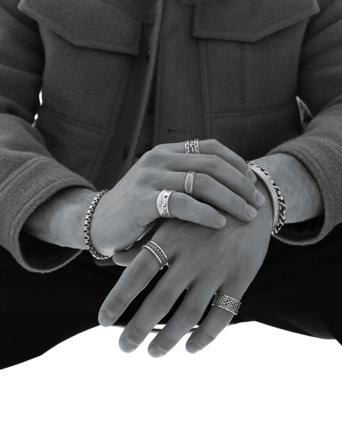 Silver ring GUARD