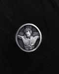 Silver ring JESUS CHRIST. SACRIFICE