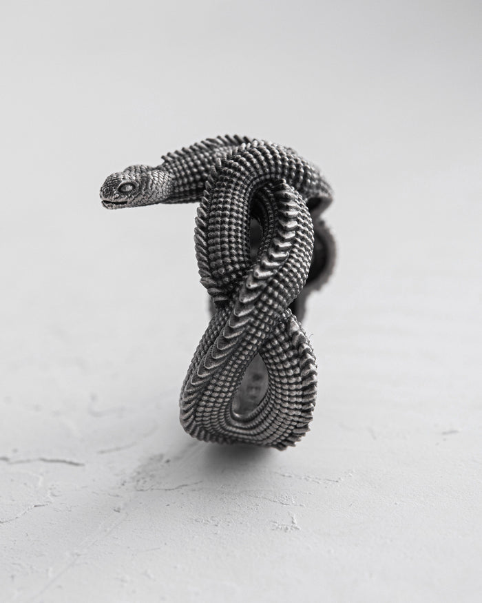 Silver ring  JÖRMUNGANDR