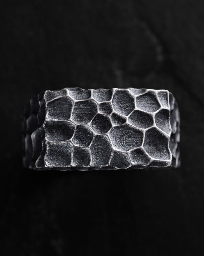 Silver ring KRATER