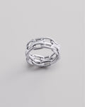 Silver ring LOCK