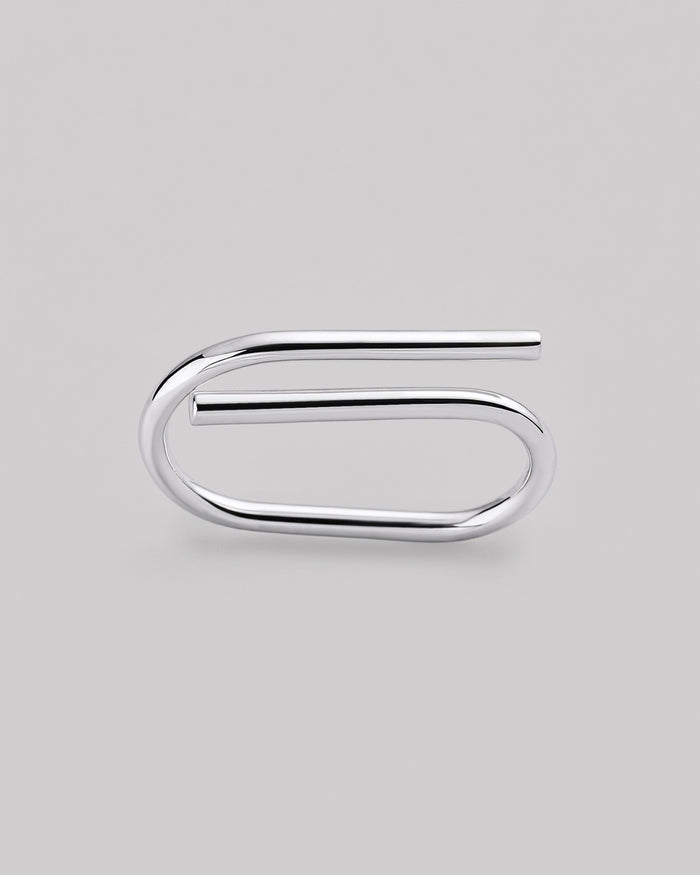 Silver ring MAGNETIC (two-finger)