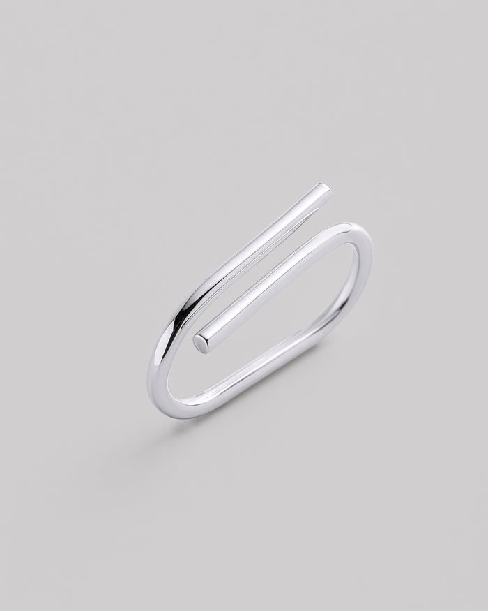 Silver ring MAGNETIC (two-finger)