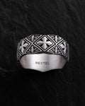 Silver ring MALTESE CROSS and FLEUR DE LIS