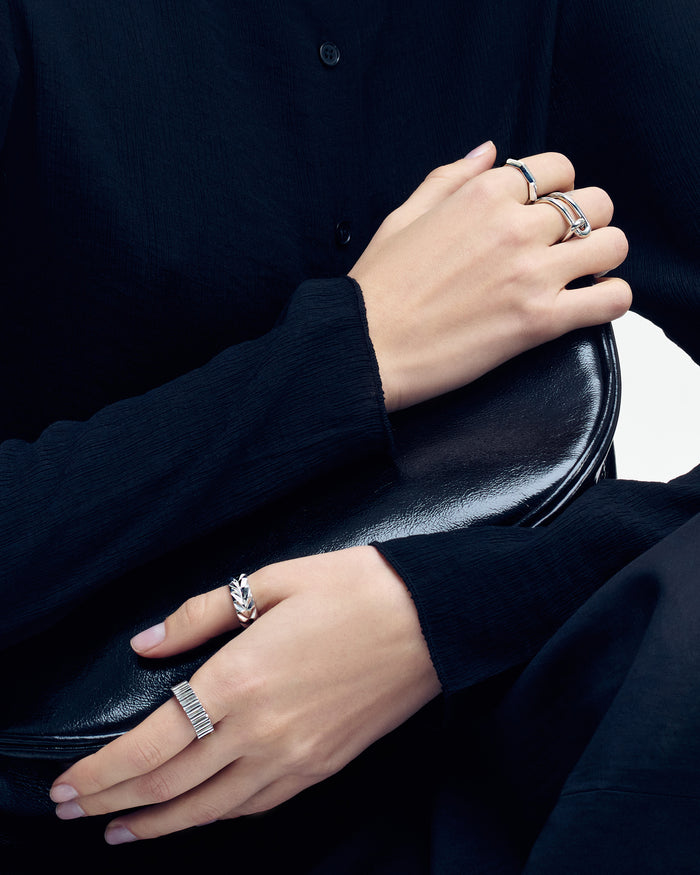 Silver ring MERGE