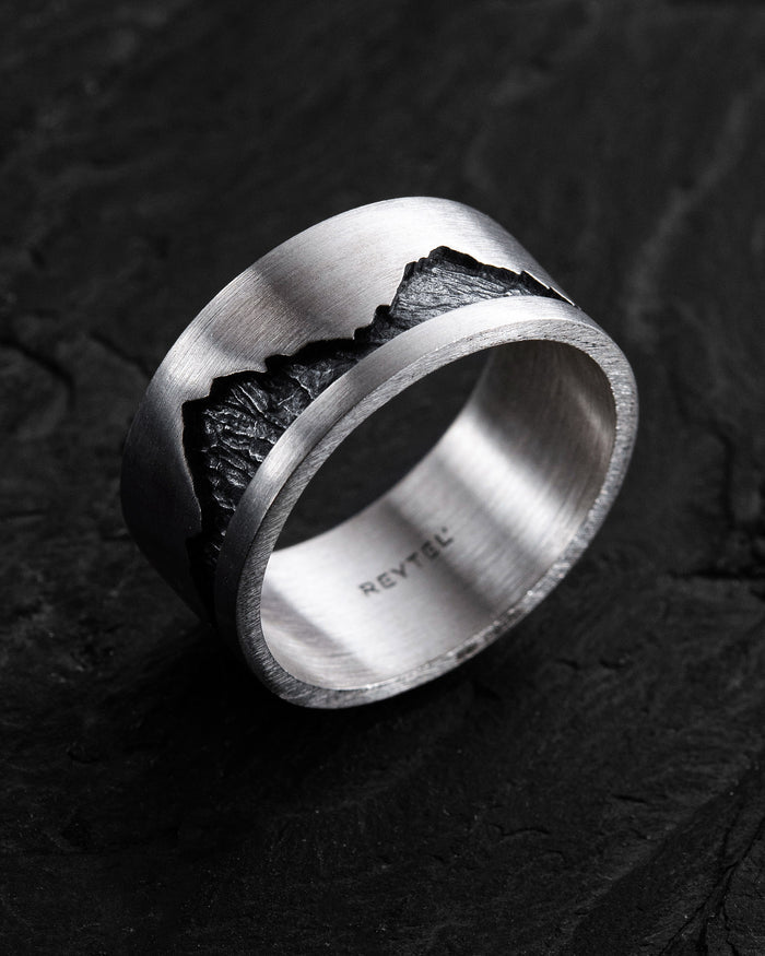 Silver ring MOUNTAINS