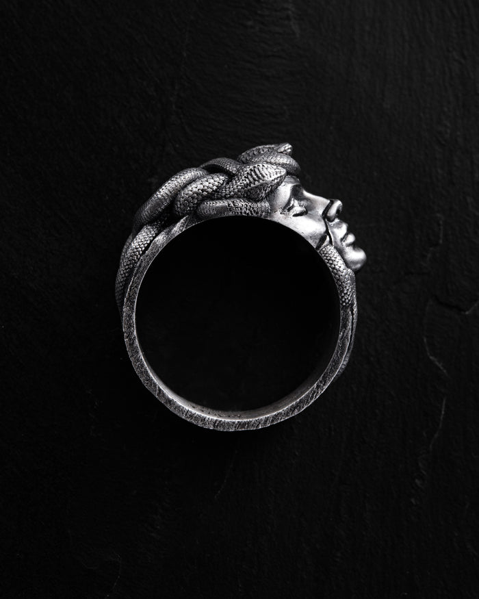 Silver ring PATRONA MEDUSA