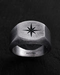 Silver ring POLAR STAR