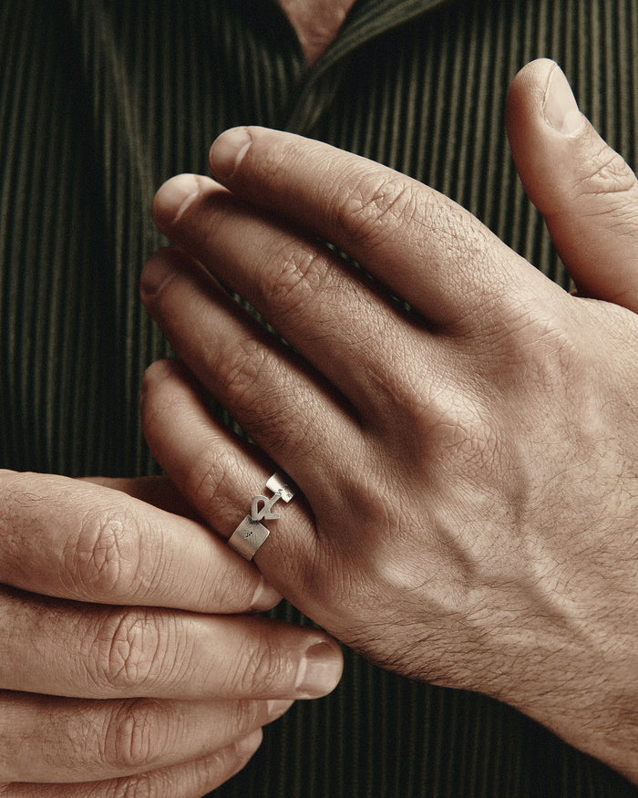 Silver ring REYTEL