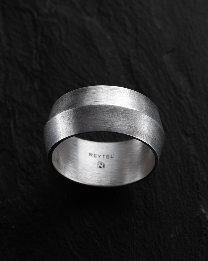 Silver ring RIDGE