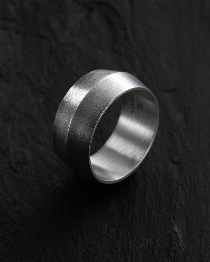 Silver ring RIDGE