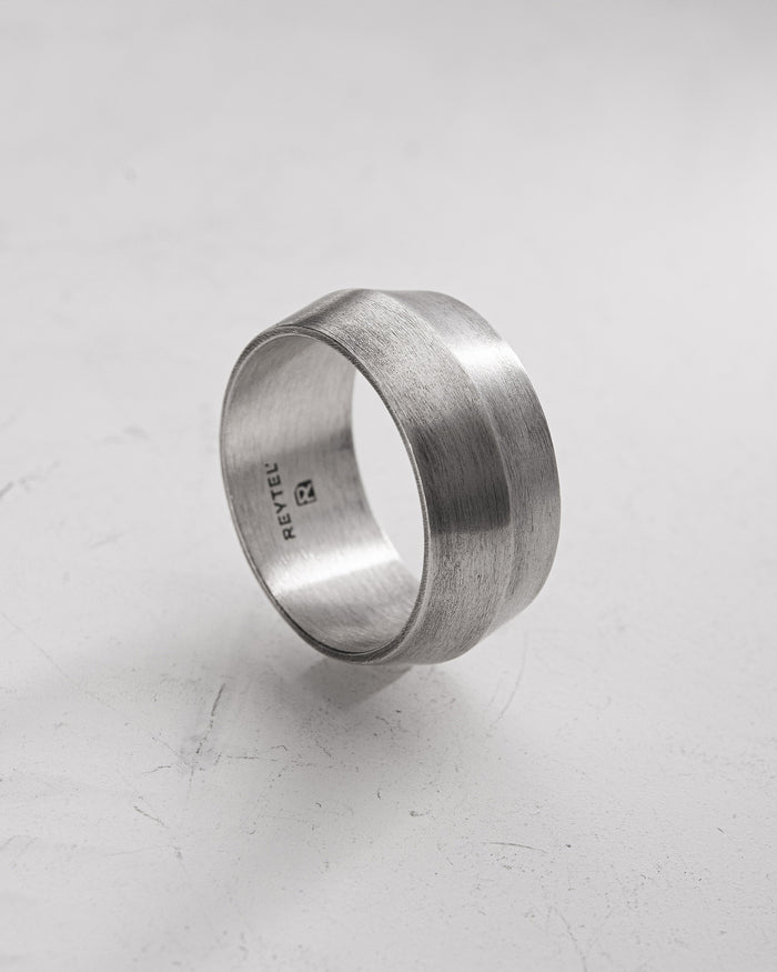 Silver ring RIDGE