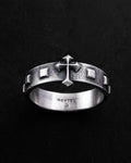 Silver ring ROSARIUM