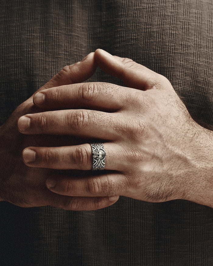 Silver ring RUSTNING