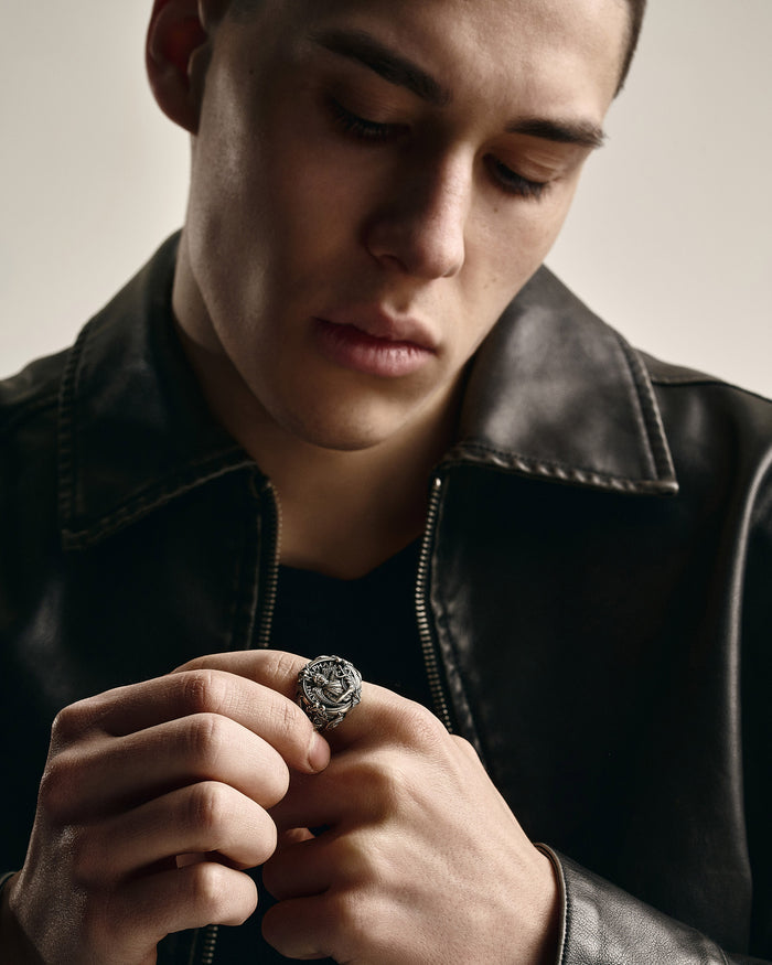 Silver ring SAINT RAPHAEL