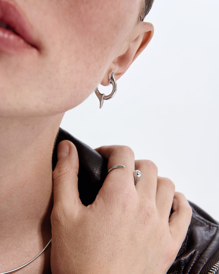 Silver ring SELENE