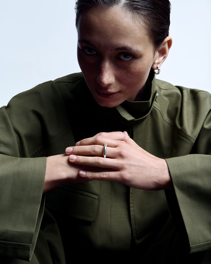 Silver ring SENSUAL