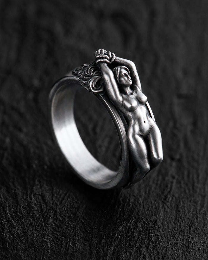 Silver ring TEMPTATION