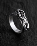 Silver ring TEMPTATION