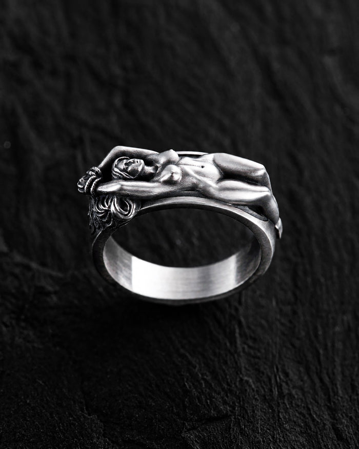 Silver ring TEMPTATION