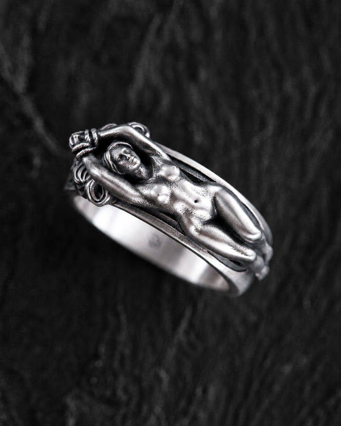 Silver ring TEMPTATION