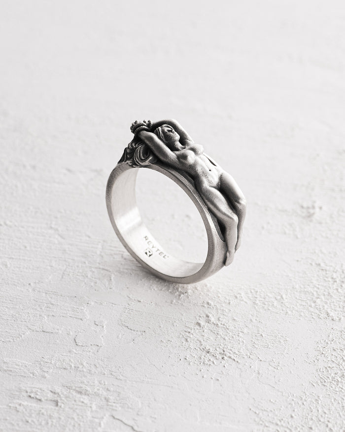 Silver ring TEMPTATION