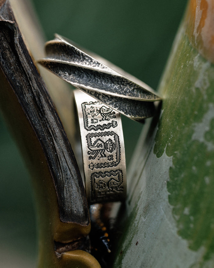 Silver ring TORNADO