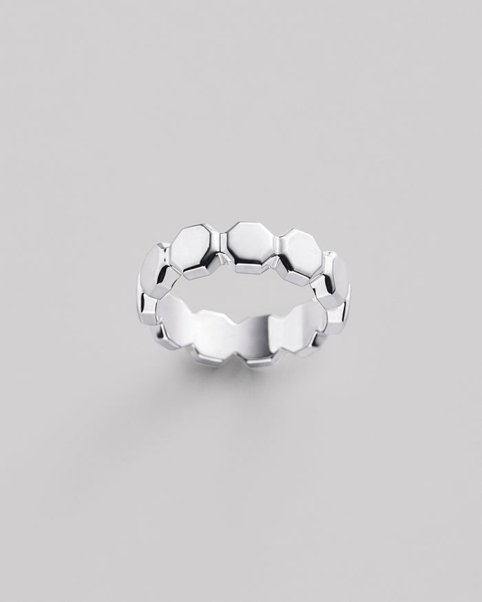 Silver ring TRAME