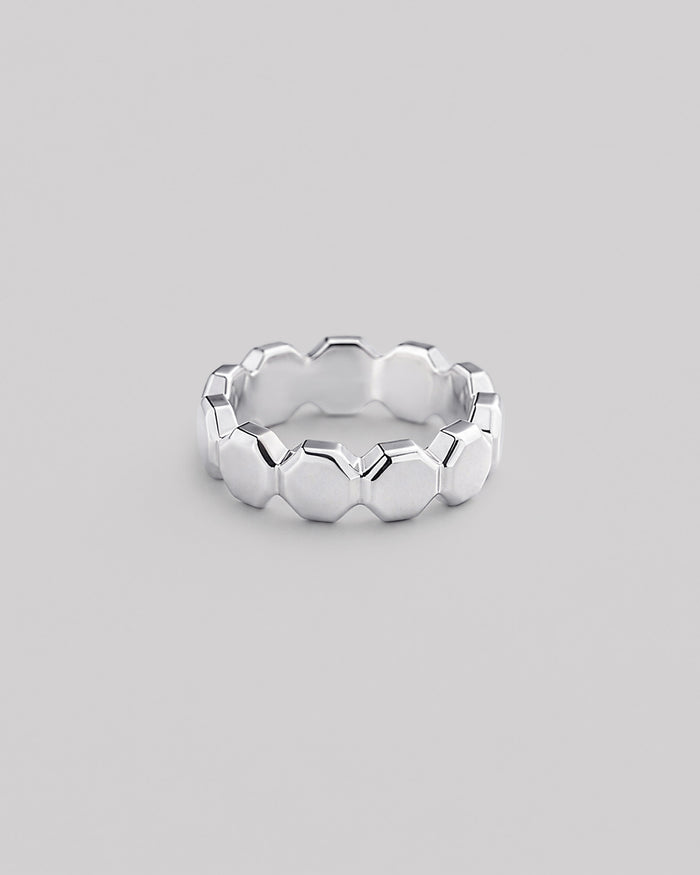 Silver ring TRAME