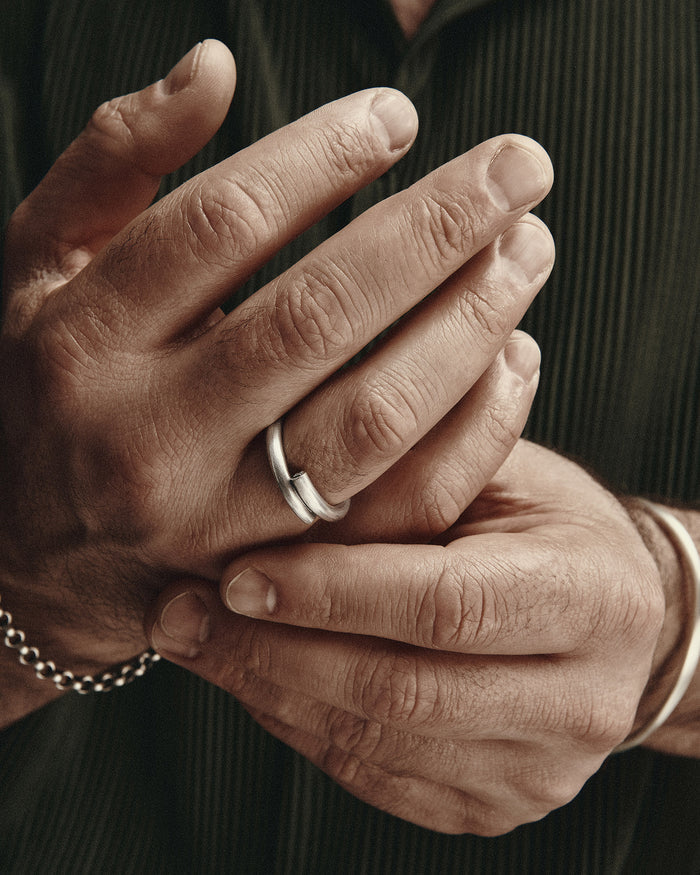 Silver ring VALG