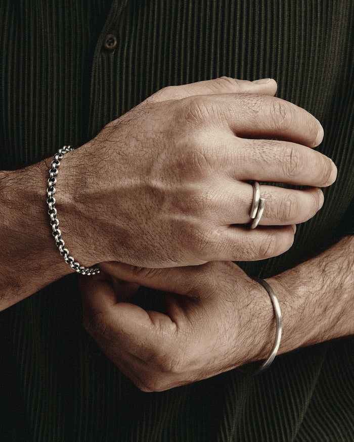 Silver ring VALG