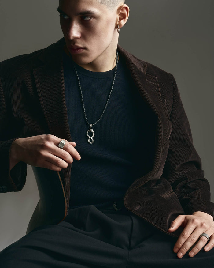 Silver ring VEGER