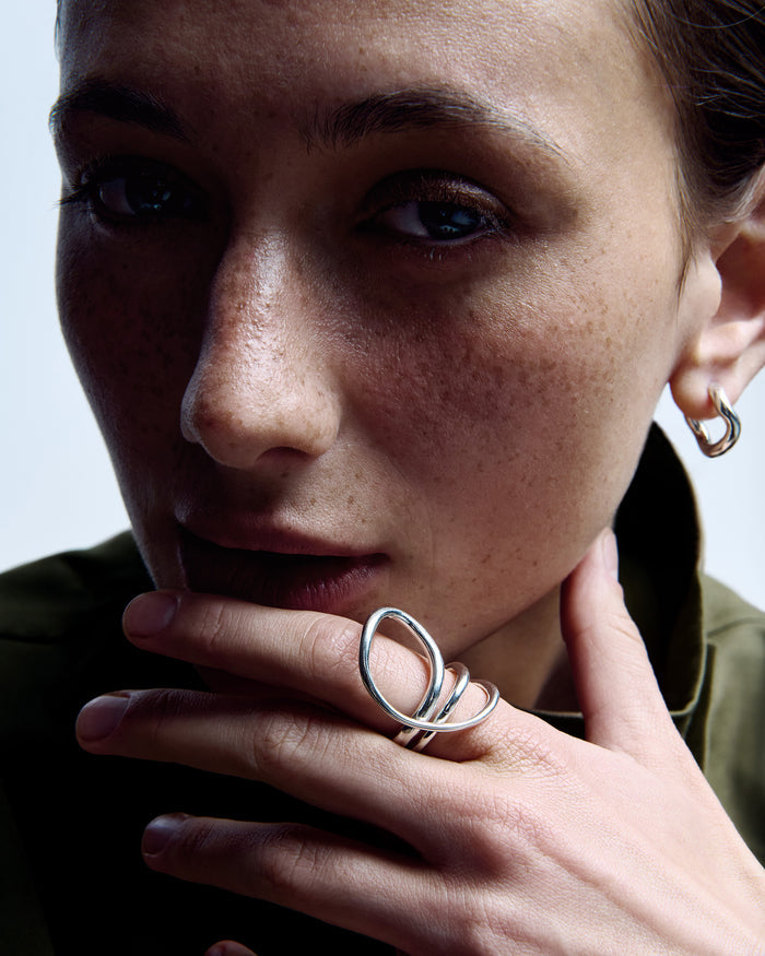 Silver ring VĒTRA