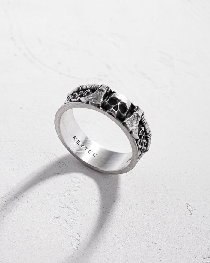 Silver ring VIKING WARRIOR