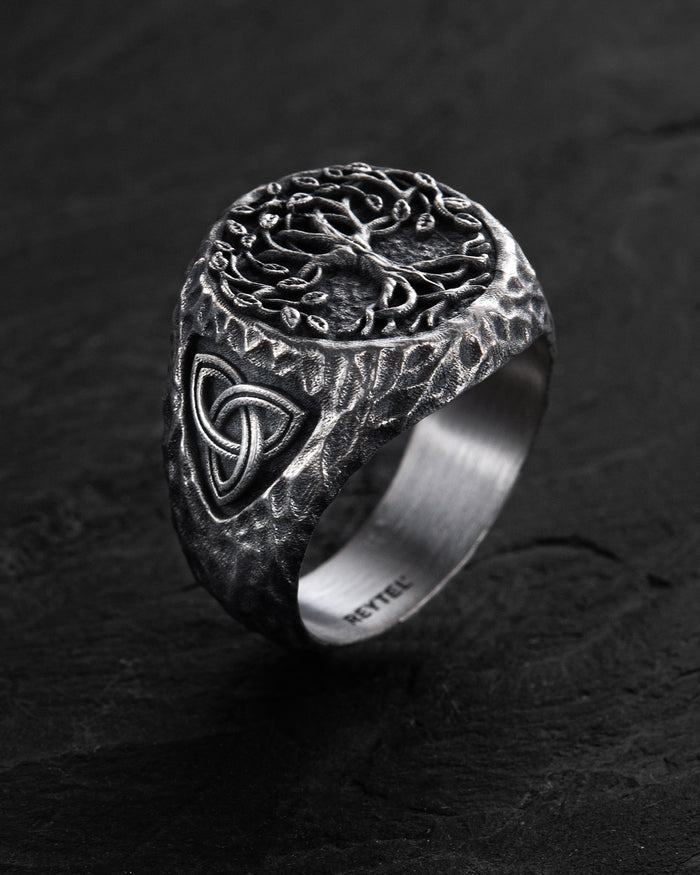 Silver ring YGGDRASIL - TREE OF LIFE