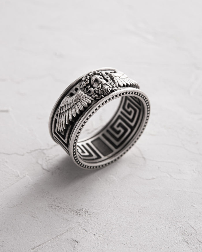 Silver ring ZEUS - GREEK GOD