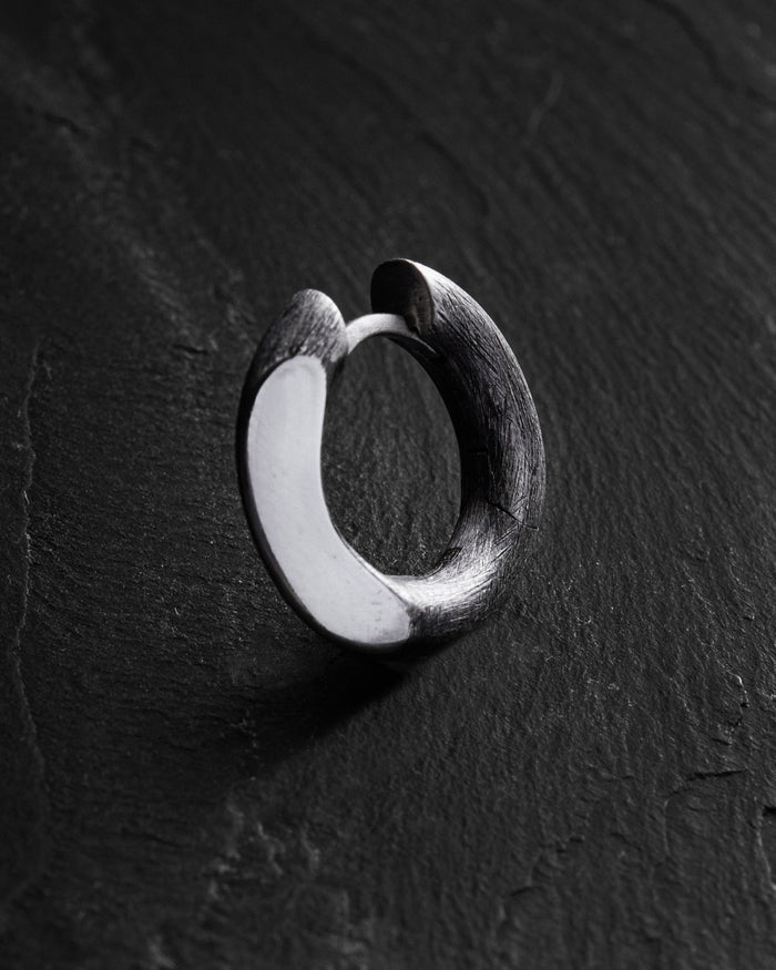 Silver single - earring MIRROR