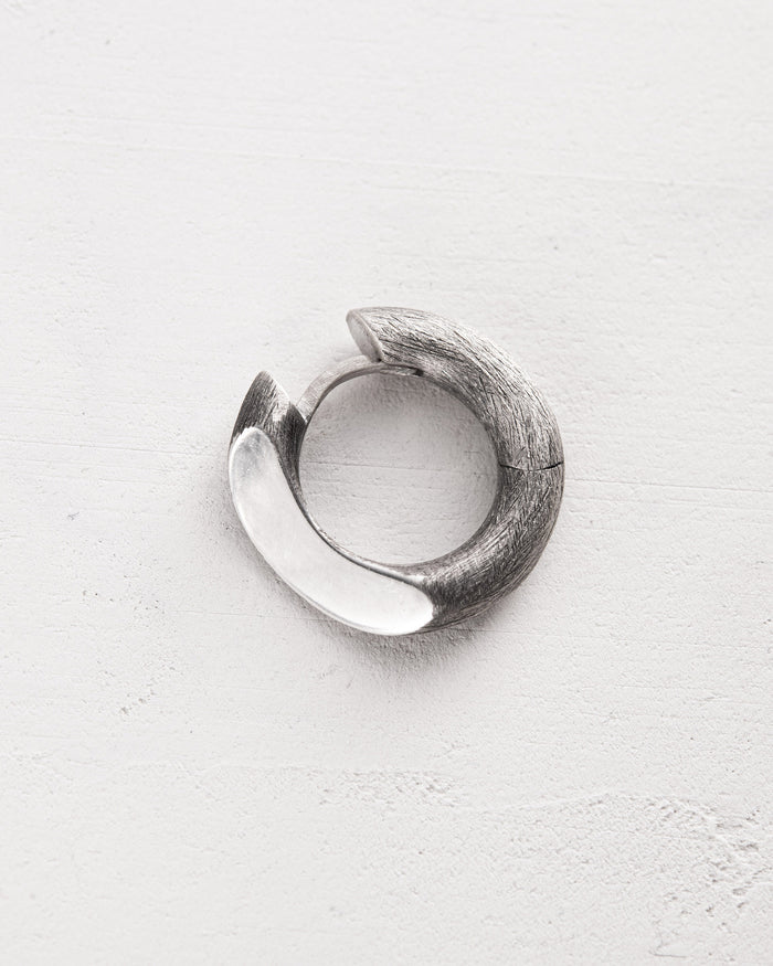 Silver single - earring MIRROR