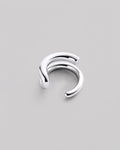 Silver single earring - cuff ARIA