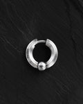 Silver single earring AVENIR