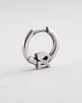 Silver single earring REYTEL