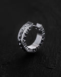 Silver single earring ROUGH