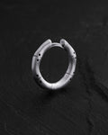 Silver single earring TRIN