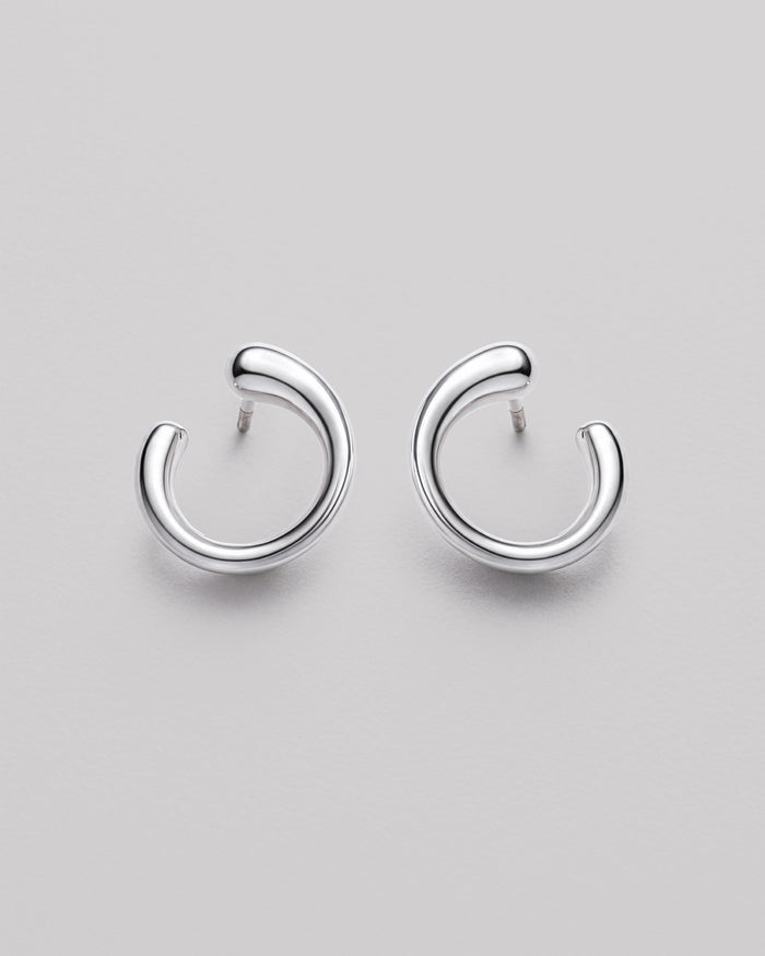 Silver stud earrings ARC