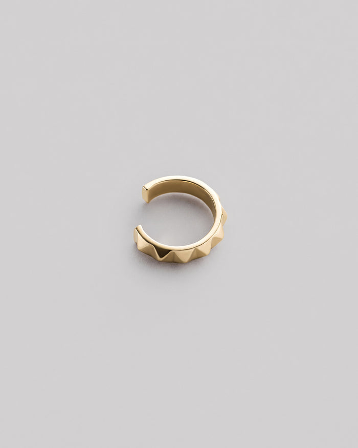 Single earring - cuff VETTA (14k yellow gold)