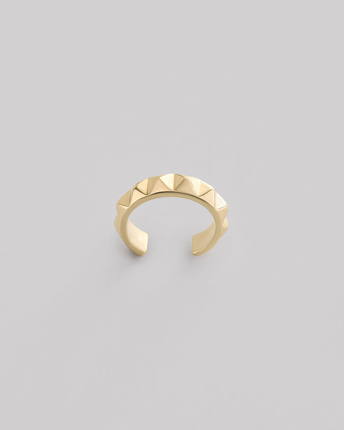 Single earring - cuff VETTA (14k yellow gold)