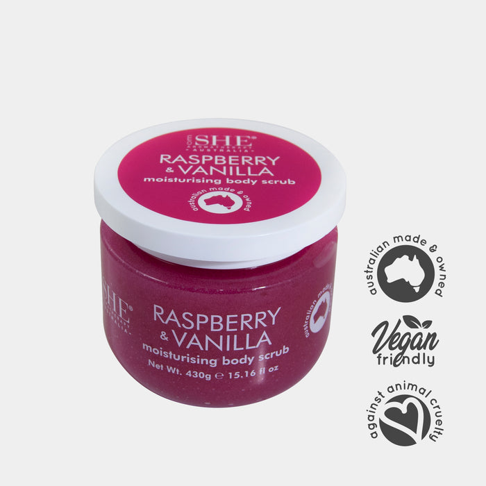 Smoothing Sugar Scrub - Raspberry & Vanilla - NEW