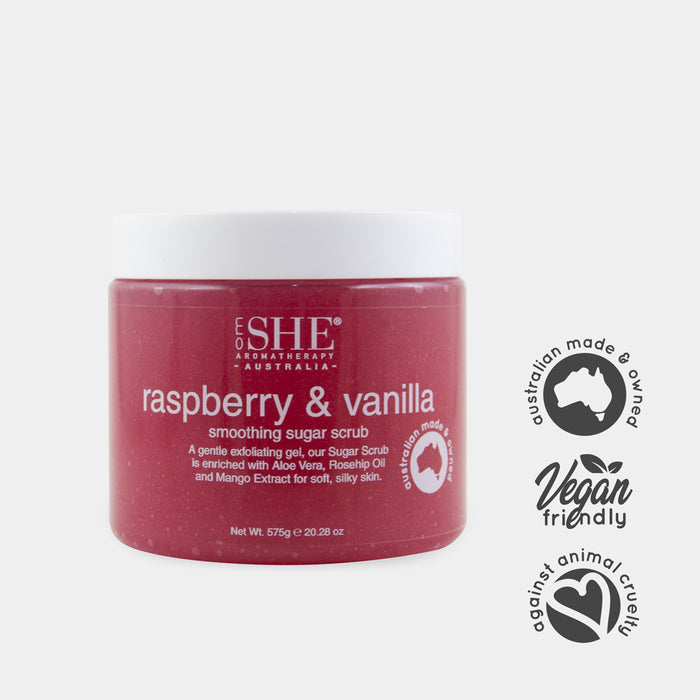 Smoothing Sugar Scrub - Raspberry & Vanilla
