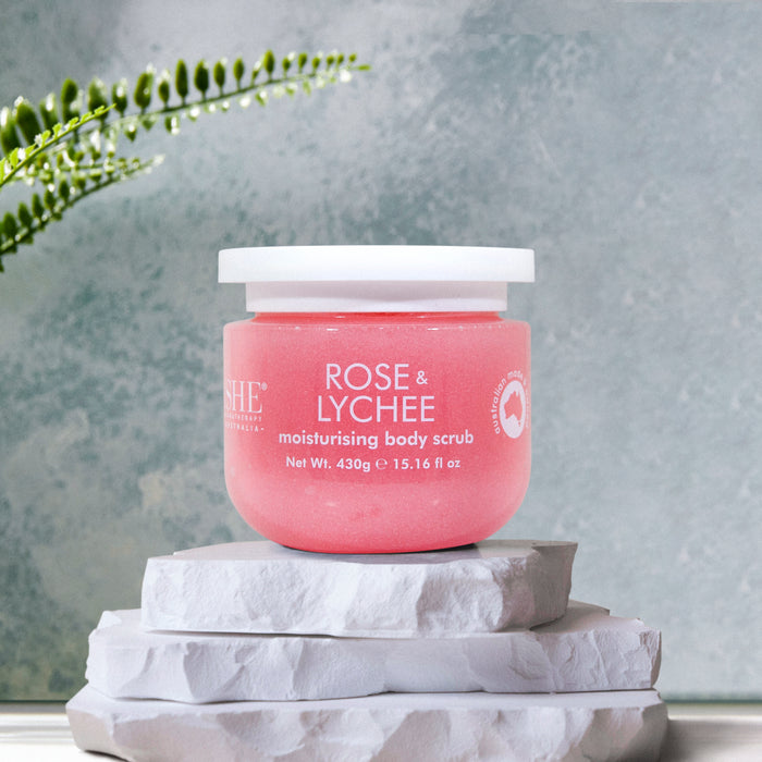 Smoothing Sugar Scrub - Rose & Lychee - NEW