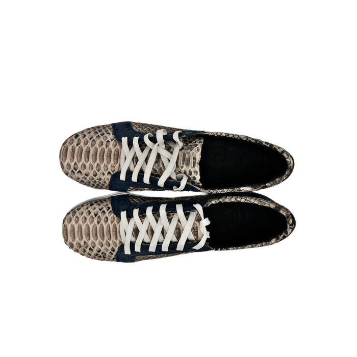 Snowscale Snakeskin Jean Python Sneakers